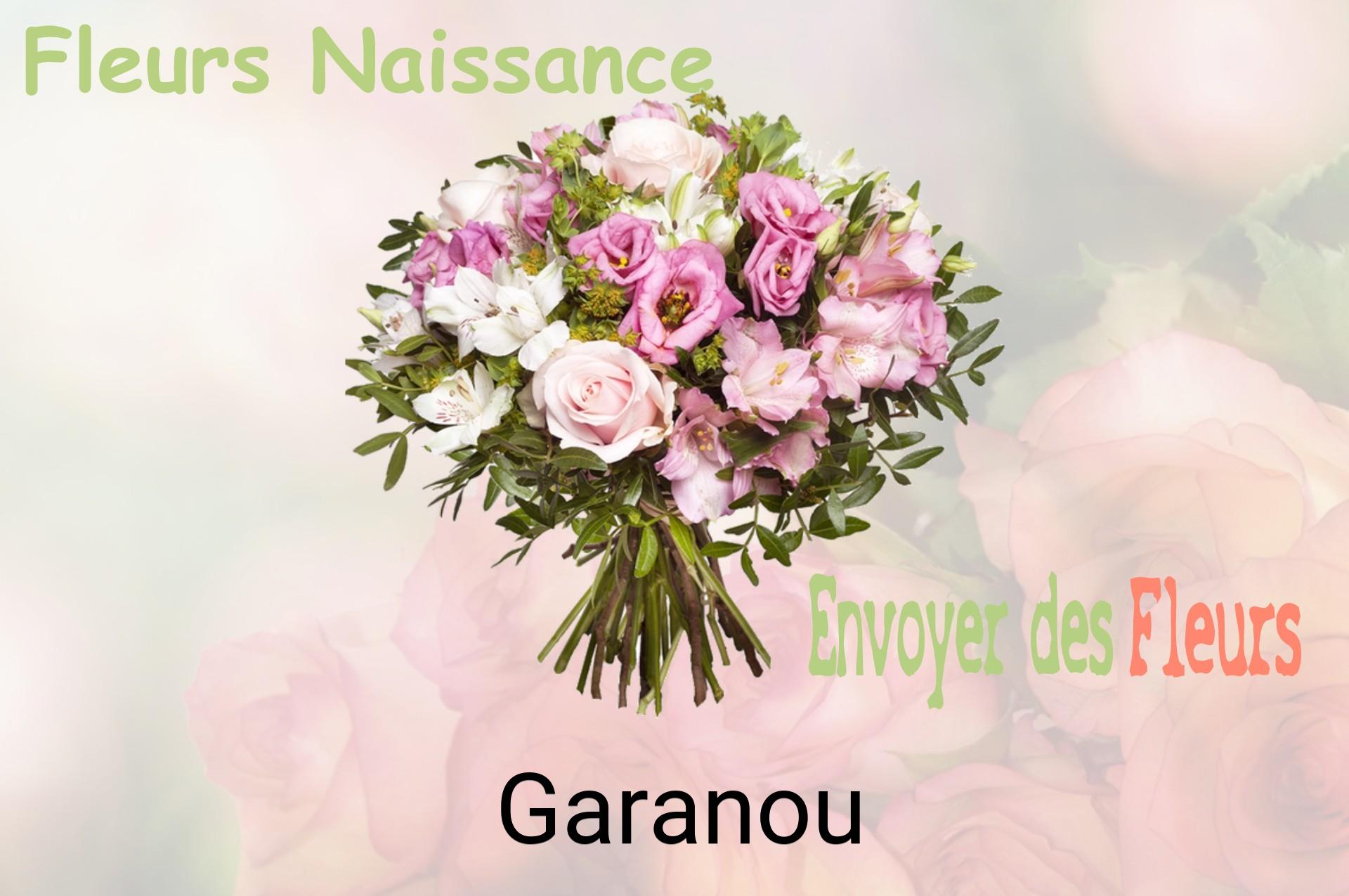 Bouquet de fleurs de naissance livré à Garanou